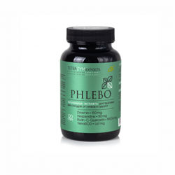 Тетразимные экстракты PHLEBO​ (ФЛЕБО) - для здоровья вен, сосудов, от отеков и судорог, ТМ Сиб-Крук - фото 6411