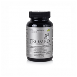 Тетразимные экстракты TROMBO (ТРОМБО) для растворения тромбов, разжижения крови,насыщения крови кислородом, ТМ "Сиб-Крук" - фото 6486