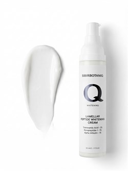 Ламеллярный пептидный крем для лица и тела отбеливающий, 50 мл, Sibirbotaniq 7650