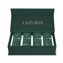 Набор эфирных масел 4 по 10мл.(Пихта, бергамот, можжевельник, Лимон), Lazurin 7635