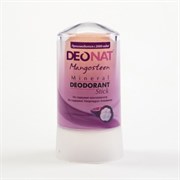 Дезодорант-Кристалл "ДеоНат" с соком МАНГОСТИНА, розовый стик, 60 г