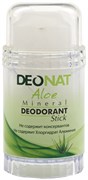 Дезодорант-Кристалл "ДеоНат" с соком АЛОЕ, стик зеленый, 80г