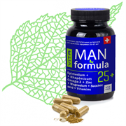 Метаболический растительный комплекс с витаминами серии "VITAformula" VITA MAN 25+ (ВитаМэн 25+), 105 капс., ТМ Сиб-Крук